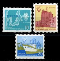 Изображение ГДР 1962 г. Mi# 898-900 • 10 - 25 pf. • Восточная морская неделя • MLH OG XF • полн. серия ( кат.- €3 )