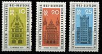 Изображение ГДР 1963 г. Mi# 947-9 • 10,20 и 25 pf. • Весенняя выставка в Лейпциге • MLH OG XF • полн. серия ( кат.- €2 )