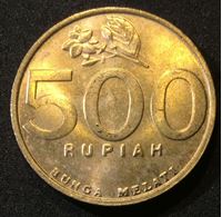 Изображение Индонезия 2000 г. KM# 59 • 500 рупий • регулярный выпуск • герб Индонезии • BU