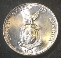 Picture of Филиппины 1944 г. D • KM# 181 • 10 сентаво • регулярный выпуск • MS BU люкс!
