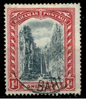 Изображение Багамы 1911-19 гг. Gb# 75 • 1d. • "Лестница королев" • Used XF ( кат.- £3 )
