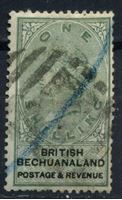 Изображение Бечуаналенд 1888 г. Gb# 15 • 1sh. • королева Виктория • Used VF ( кат.- £9 )