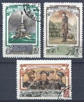 Изображение СССР 1954 г. Сол# 1790-2 • 100-летие обороны Севастополя • Used(ФГ) VF • полн. серия