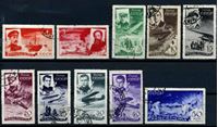 Изображение СССР 1935г. Сол# 486-95 • Спасение Челюскинцев • Used VF • полн. серия