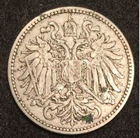 Picture of Австрия 1895 г. • KM# 2802 • 10 геллеров • регулярный выпуск • XF