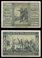 Bild von Германия • Глогау 1920 г. • 75 пфеннигов • батальная сцена • локальный выпуск • UNC пресс