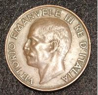 Picture of Италия 1921 г. • KM# 59 • 5 чентезимо • Виктор Эммануил III • пшеничный колос • регулярный выпуск • UNC- ( кат.- $15,00 )