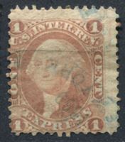 Bild von США 1862-71 гг. SC# R1c • 1c. • Экспресс услуги • фискальный выпуск • Used VF