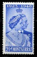 Bild von Монтсеррат 1949 г. Gb# 115 • 2 1/2d. • Серебряный юбилей свадьбы • MNH OG XF