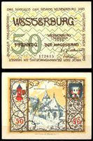 Bild von Германия • Вестербург 1920 г. • 50 пфеннигов • городской собор • локальный выпуск • UNC пресс