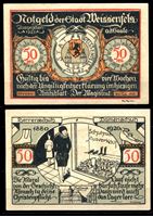 Picture of Германия • Вайсенфельс 1921 г. • 50 пфеннигов • магазин женской обуви • локальный выпуск • UNC пресс