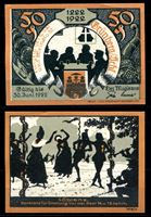 Bild von Германия • Грюнберг 1922 г. • 50 пфеннигов • застолье и танцы • локальный выпуск • UNC-