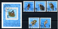 Изображение Мадагаскар 1990 г. SC# 987-92 • лемуры • Used(ФГ) XF • полн. серия+блок