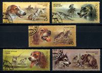 Изображение СССР 1988 г. Сол# 5945-9 • Охотничьи породы собак • Used(ФГ) XF • полн. серия