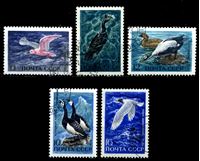 Image de СССР 1972 г. Сол# 4092-6 • Водоплавающие птицы • Used(ФГ) XF • полн. серия • сцепка 3м.