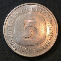Picture of Германия ФРГ 1975 г. F KM# 140.1 • 5 марок • регулярный выпуск • AU+
