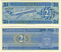 Изображение Голландские Антилы 1970 г. P# 21 • 2 1/5 гульдена • UNC-UNC пресс