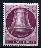 Изображение Западный Берлин 1951 г. Mi# 79 • 40 pf. • Колокол Свободы (1-й выпуск) • MNH OG XF ( кат.- €15 )