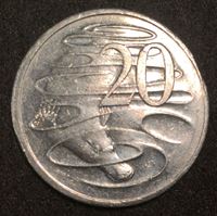 Image de Австралия 2004 г. KM# 403 • 20 центов • Елизавета II • Утконос • регулярный выпуск • AU