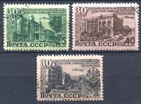 Bild von СССР 1950 г. Сол# 1527-9 • 25 лет Азербайджанской ССР. • Used(ФГ) XF • полн. серия