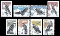 Bild von СССР 1965 г. Сол# 3283-90 • Хищные птицы • MNH OG XF • полн. серия