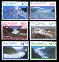 Bild von Новая Зеландия 1992 г. SC# 1104-9 • 45 c. - 1.80$ • Ледники • MNH OG XF • полн. серия ( кат.- $10 )