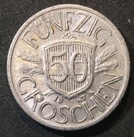 Image de Австрия 1947 г. KM# 2870 • 50 грошей • герб Австрии • регулярный выпуск • XF+