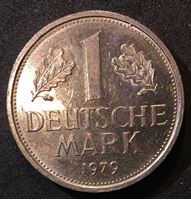 Bild von Германия ФРГ 1979 г. D (Мюнхен) • KM# 110 • 1 марка • регулярный выпуск • MS BU