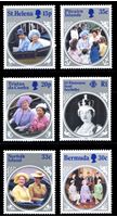 Bild von Британское содружество 1985 г. • 85-летие Королевы матери • 6 разных стран • MNH OG XF