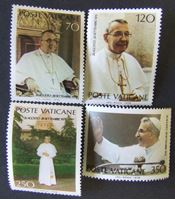 Изображение Ватикан 1978 г. Mi# 732-735 • Папа Иоганн Павел Первый • MNH OG XF+