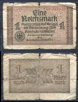 Bild von Германия 3-й рейх 1940-45 гг. P# R136a • 1 рейхсмарка • для "Восточных земель" • оккупационный выпуск • VG
