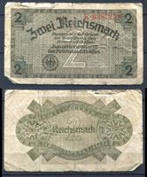 Bild von Германия 3-й рейх 1940-45 гг. P# R137b • 2 рейхсмарки • для "Восточных земель" • оккупационный выпуск • VG-