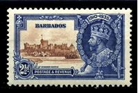 Изображение Барбадос 1935 г. Gb# 243 • 2 ½ d. • Виндзорский замок • MNH OG XF ( кат.- £3 )