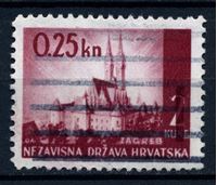 Изображение Хорватия 1942 г. SC# 53 • 0.25 k. на 2 k. • Кафедральный собор (Загреб) • Used XF