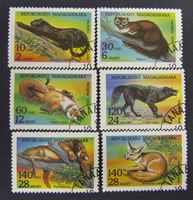Изображение Мадагаскар 1994 г. SC# 1771-1776 • Хищники • Used(ФГ) XF+