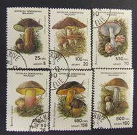Изображение Мадагаскар 1990 г. SC# 1331-1336 • Грибы • Used(ФГ) XF+