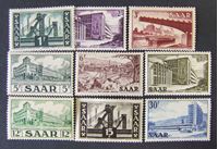 Изображение Саар 1952 г. Mi# 319-326, 328, 332 • Виды Саара. • MLH OG XF ( кат.- €13 )