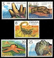 Изображение Испания 1979 г. SC# 2158-62 • Фауна • MNH OG XF • полн. серия