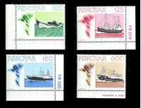Изображение Фарерские о-ва 1977 г. SC# 24-7 • 100 - 600 o. • Рыболовный флот • MNH OG XF+ • полн. серия ( кат.- $10 )