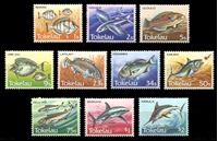 Изображение Токелау о-ва 1984 г. SC# 104-13 • 1 s. - 1$ • Рыбы • MNH OG XF • полн. серия