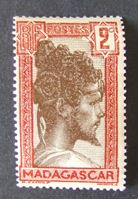 Изображение Мадагаскар 1930 г. SC# 228 • Местный житель • MNH OG XF+