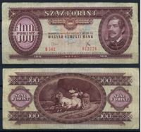 Изображение Венгрия 1975 г. P# 171e • 100 форинтов • Лайош Кошут • регулярный выпуск • VF