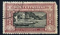 Image de Италия 1923 г. SC# 165 • 10 c. • 50 лет со дня смерти Алессандро Мандзони • Used F- ( кат.- $180 )