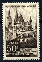 Image de Франция 1951 г. Gb# 674 • 50 fr. • Кафедральный собор Каена • MLH OG VF ( кат.- £6 )