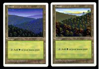 Bild von MTG (США) • 1997 г. • Forest • 2 дизайна • AU