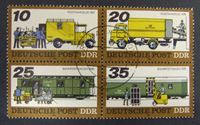 Изображение ГДР 1978 г. Mi# 2299-2302 • Почтовый транспорт • Used(ФГ) XF+ ( кат.- €3,5 )