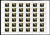 Изображение СССР 1991 г. Сол# 6313 • 5 коп. • В. И. Ленин • лист 36 марок (6х6) • MNH OG XF • лист