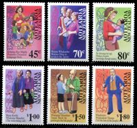 Изображение Новая Зеландия 1995 г. SC# 1269-74 • 45 c. - 1.80$ • поддержка языка народа Маори • MNH OG XF • полн. серия ( кат.- $10 )