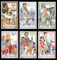 Изображение Новая Зеландия 1998 г. SC# 1492-7 • 40 c. - 1.80$ • Многообразие культур страны • MNH OG XF • полн. серия ( кат.- $11 )