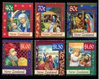 Изображение Новая Зеландия 1998 г. SC# 1532-7 • 40 c. - 1.80$ • Рождество • MNH OG XF • полн. серия ( кат.- $10 )